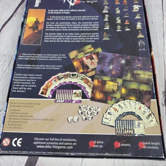 Jeu De Société Okko – L'ère D'Asagiri – Hazgaard – Édition Rare Et Recherchée
